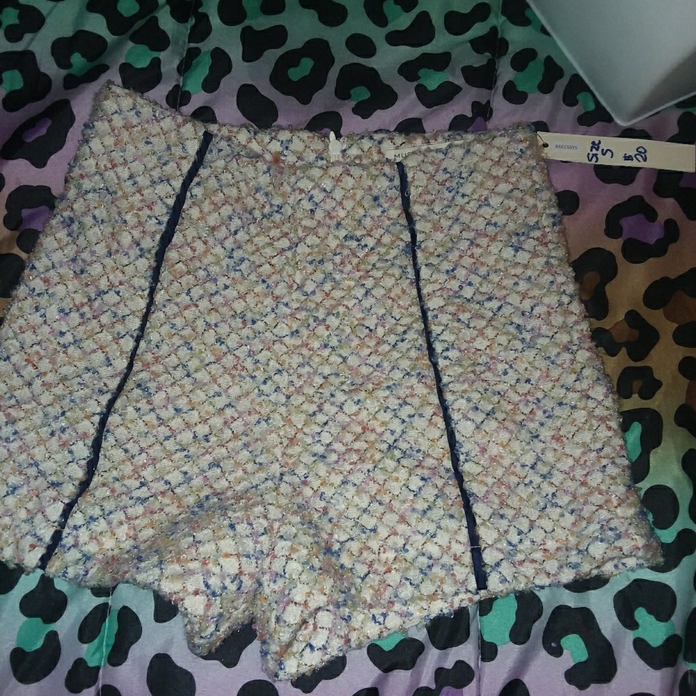 Mustard Seed Polyester Shorts